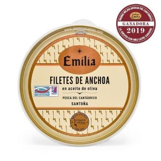 Filetes de anchoa en aceite de oliva, Emilia, 16-18 filetes, 125 grs