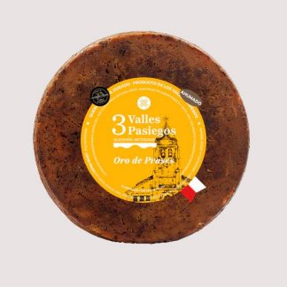 Queso "Oro Prases" (vaca añejo) ahumado 3 Valles Pasiegos 500gr