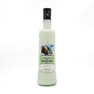Crema de orujo sabor a manzana, Sierra del oso, 70cl, 15% volumen
